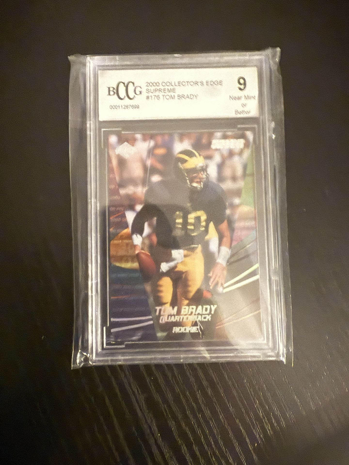 Tom Brady Rookie Graded 9 BCCG