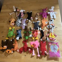 Ty Teenie Beanie Babies Lot – 26 Pieces, Tagged, Vintage Collection Bundle