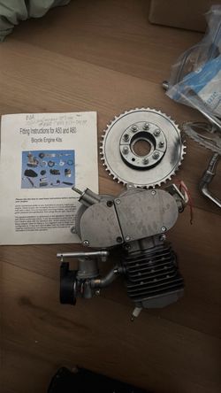 Bicycle engine with gas tank