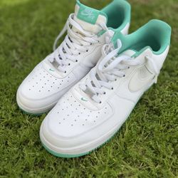 Nike Air Force 1 Low '07 White Light Menta Men Size 14