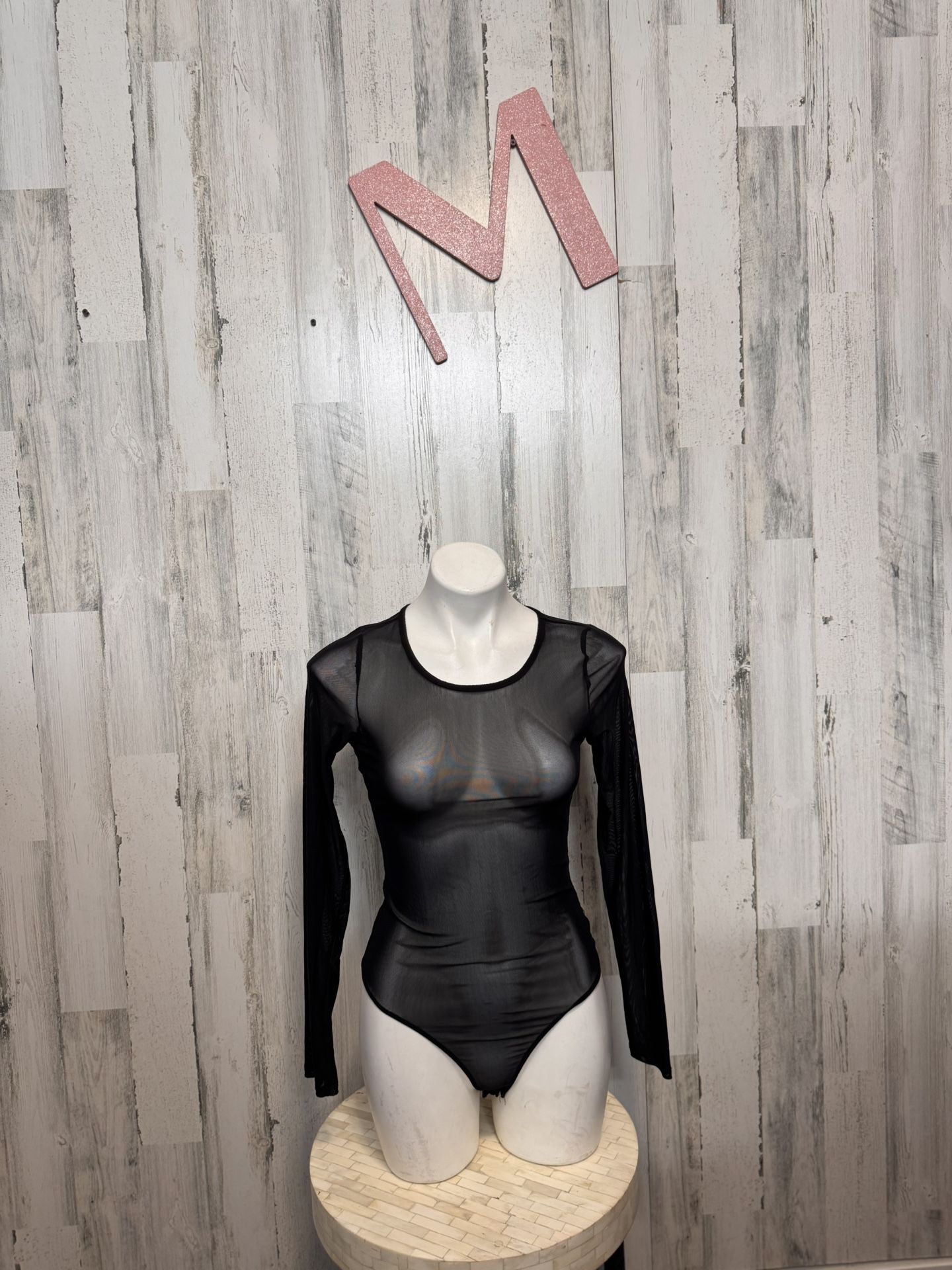 BOZZOLO mesh bodysuit size medium