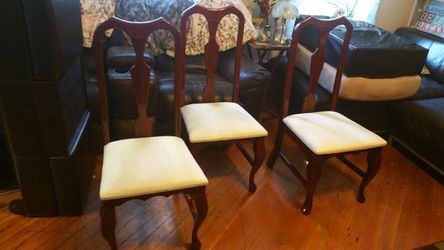 3 table chairs