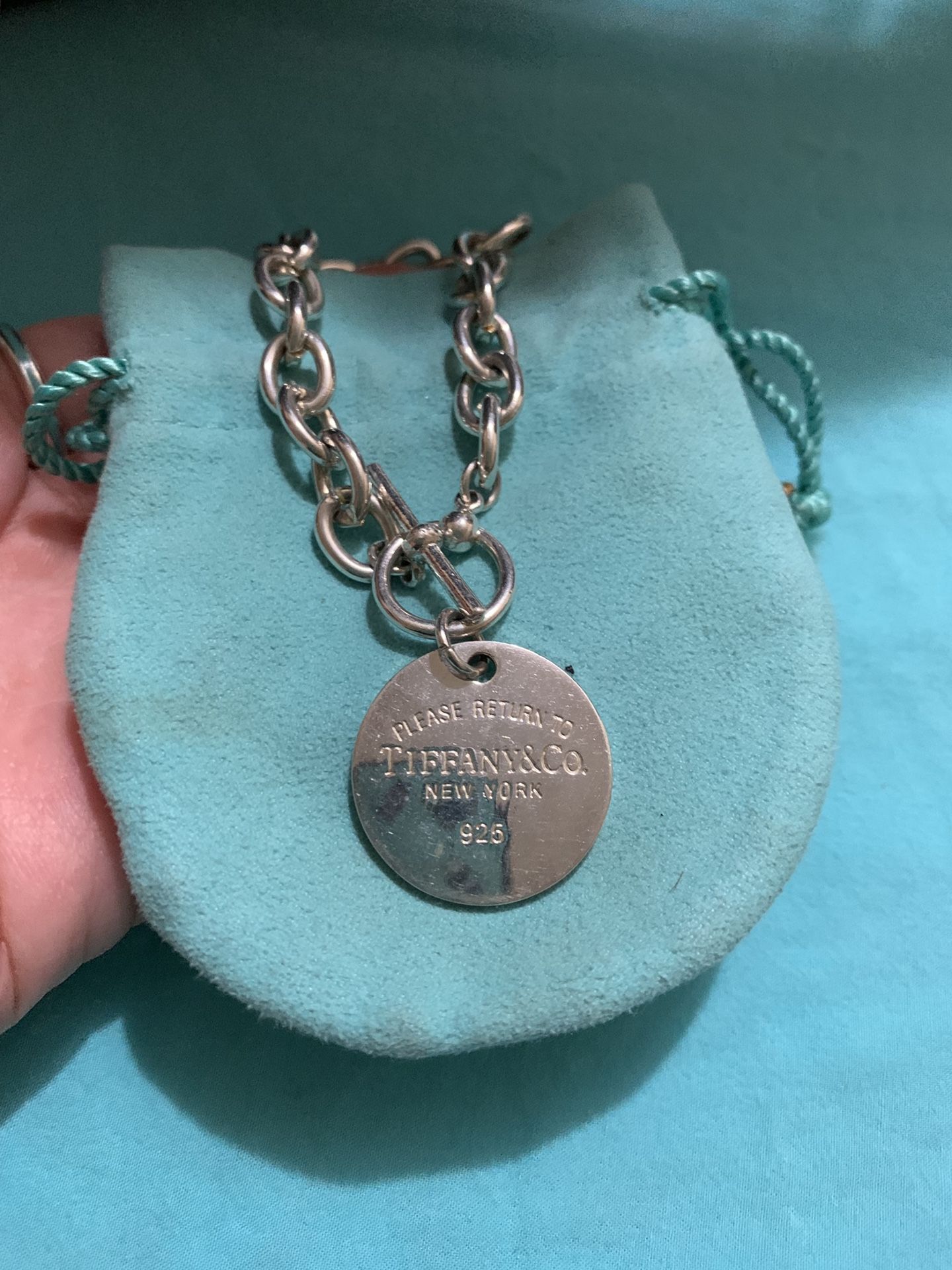 Tiffany Circle Tag Bracelet