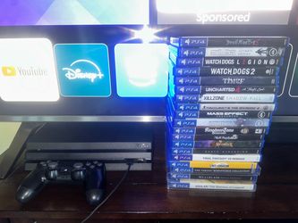 Sony PlayStation 4 Pro Console With 18 Games