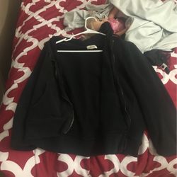Black Zip Up Sweater