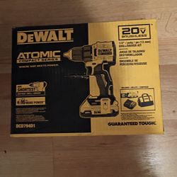  DEWALT ATOMIC 20V MAX Drill/Driver Kit - NEW in Box! ⚡