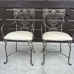 Two Iron Chairs