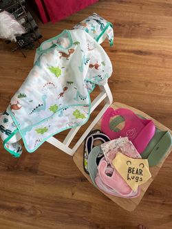 Baby bibs $10 for all 12 of them