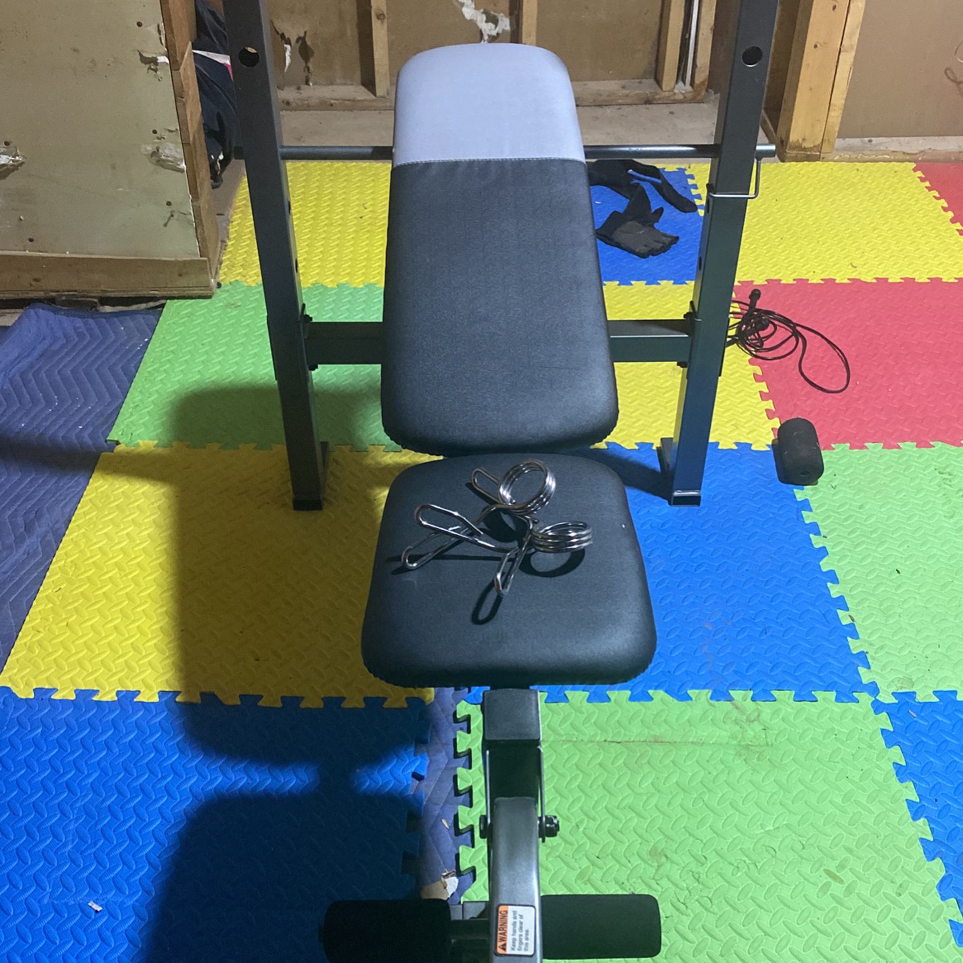 Gym Clips And Bench