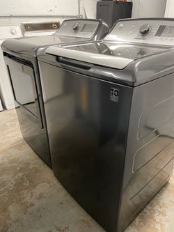 SET GE WASHER TOP LOUDER AND ELECTRIC DRYER