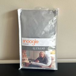 Leachco Snoogle Supreme Cover Peaceful Gray 100% Cotton 300 Thread Count