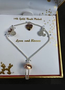 Disney 14k Gold Flash Plated Bracelet 