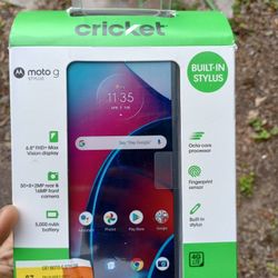 New Cricket Moto G Stylus 2022 128gb 