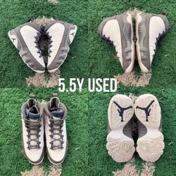 AJ9 retro ‘Flint Grey 2026’ size 5.5Y