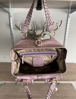 COACH Daphne Pocket Flap Legacy Satchel