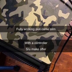PS4 Slim Camo