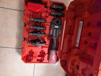 ​3-Piece HVAC & Plumbing Tool Lot - Milwaukee M18 Press Tool + CPS Expander + Imperial Flaring