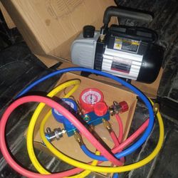 Air Vacuum Pump And Gages Nuuvo 