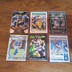 Aidan Hutchinson RC Rookies LOT DETROIT LIONS 2022