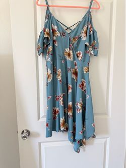 Blue flower dress