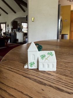 Belleek Christmas ornament ~ RETIRED ~ CHURCH  ORNAMENT  BELL