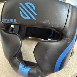 Sanabul Essential Boxing Headgear for Men & Women, Muay Thai MMA Headgear with Protective Padding, Full Face Coverage for Sparring Training