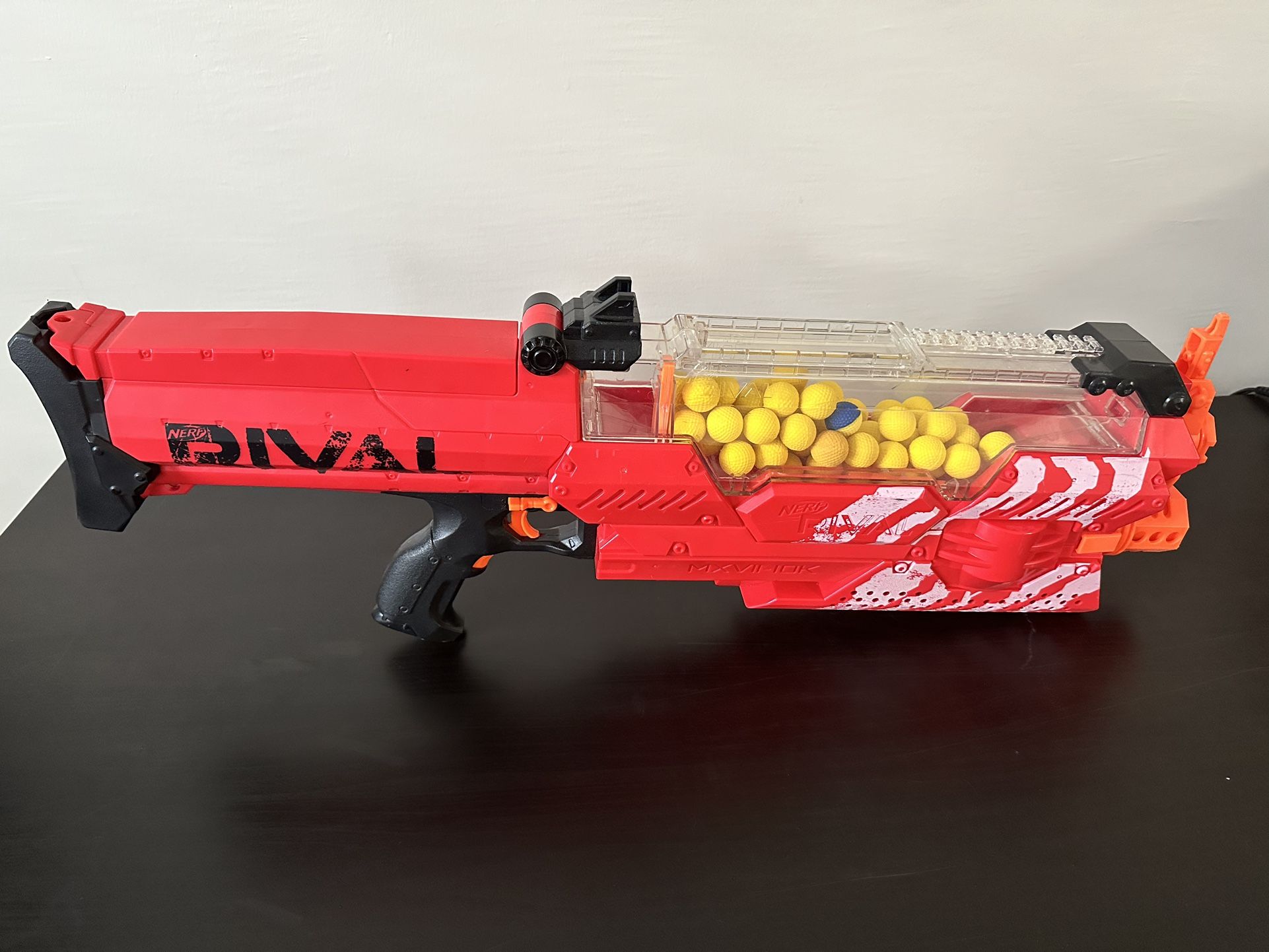 Nerf Rival Nemesis MXVII 10K, Red (Rival balls included)