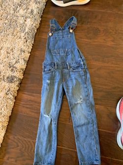 Gap xs girls denim overalls