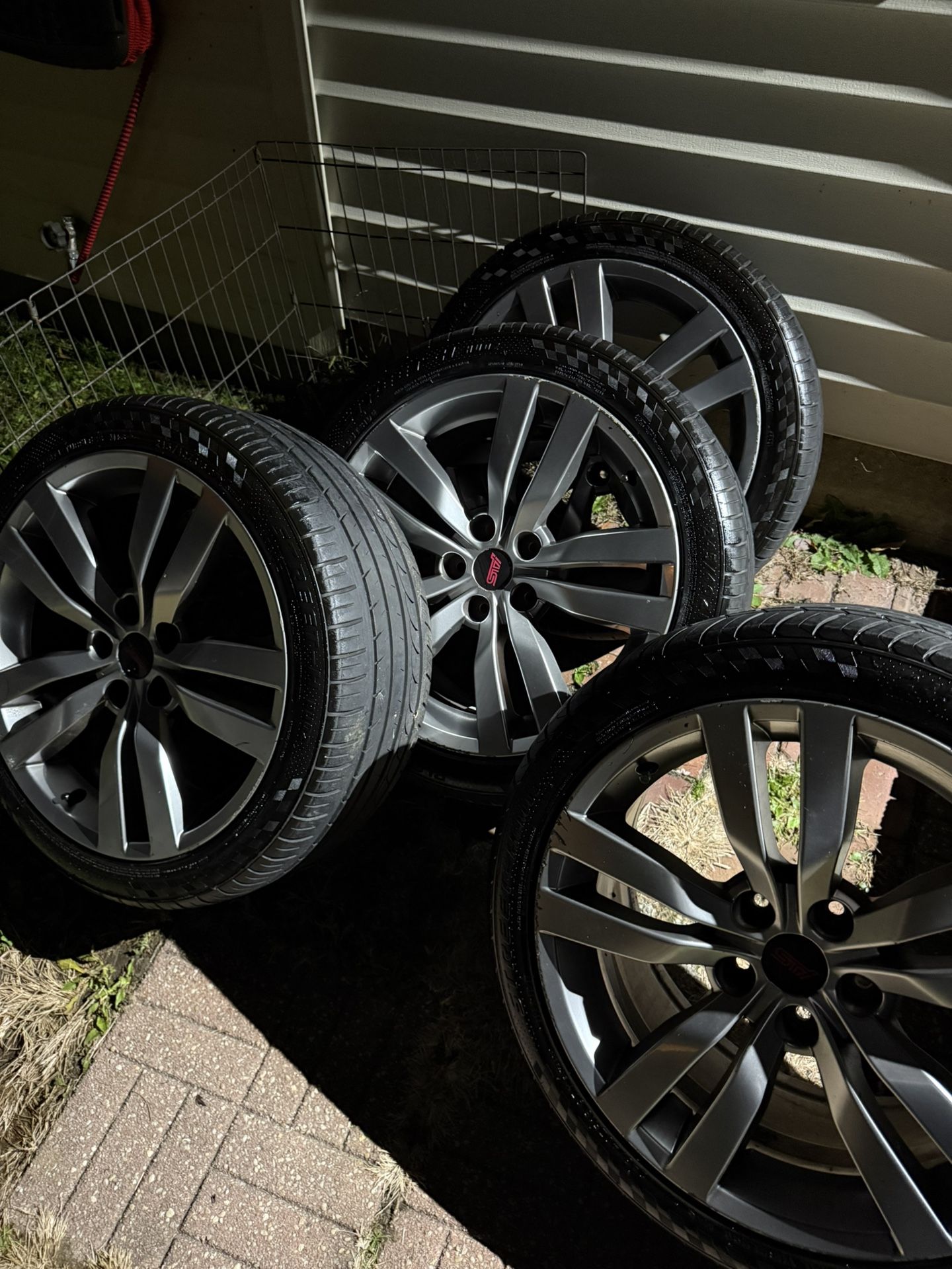 2008-2014 Subaru Sti Wheels & New Tires 650.00