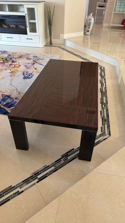 Copenhagen Brown and Black Coffee Table