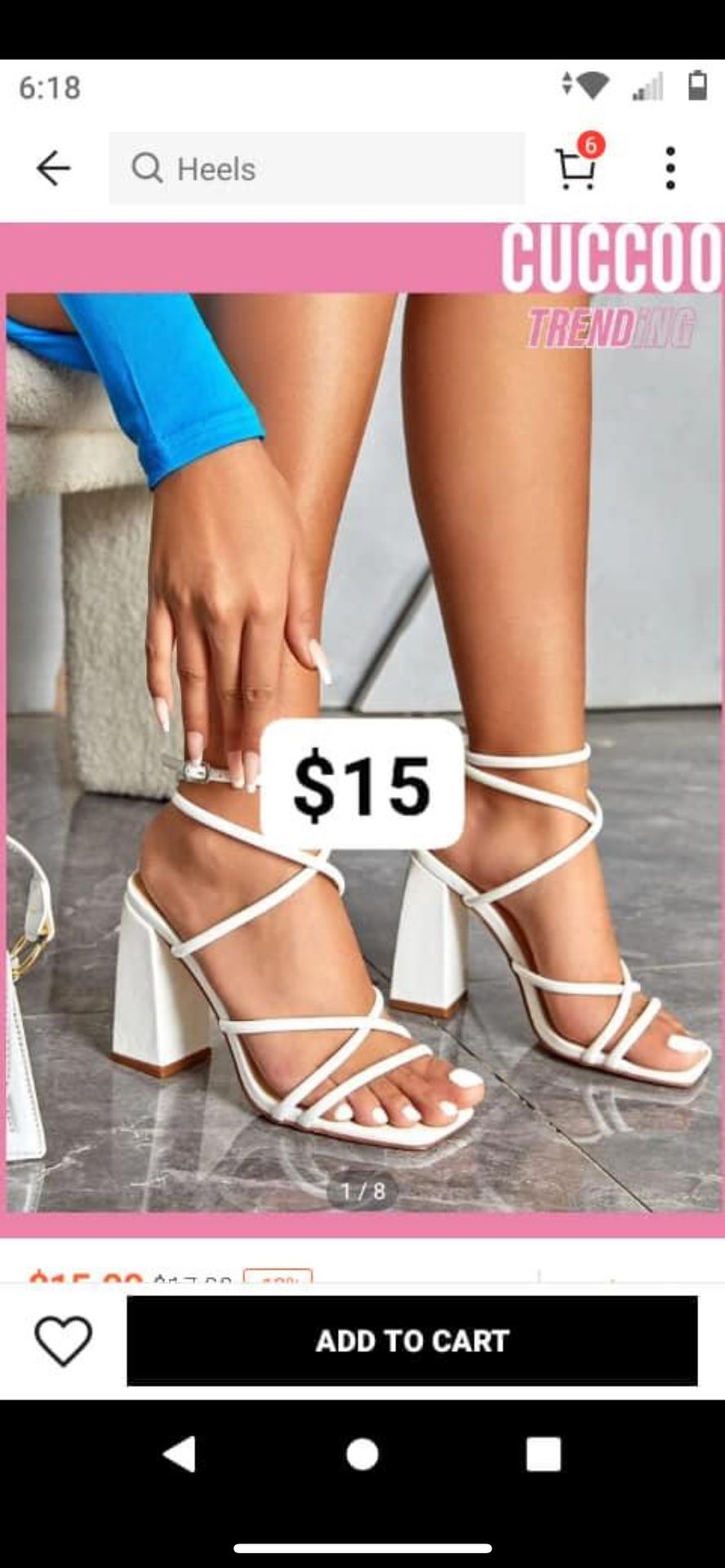 Pretty White Heels
