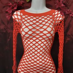 Net Mini Dress