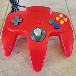 N64 Controller - Red - Nintendo 64 Joystick 