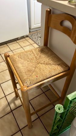 Rattan high chairs