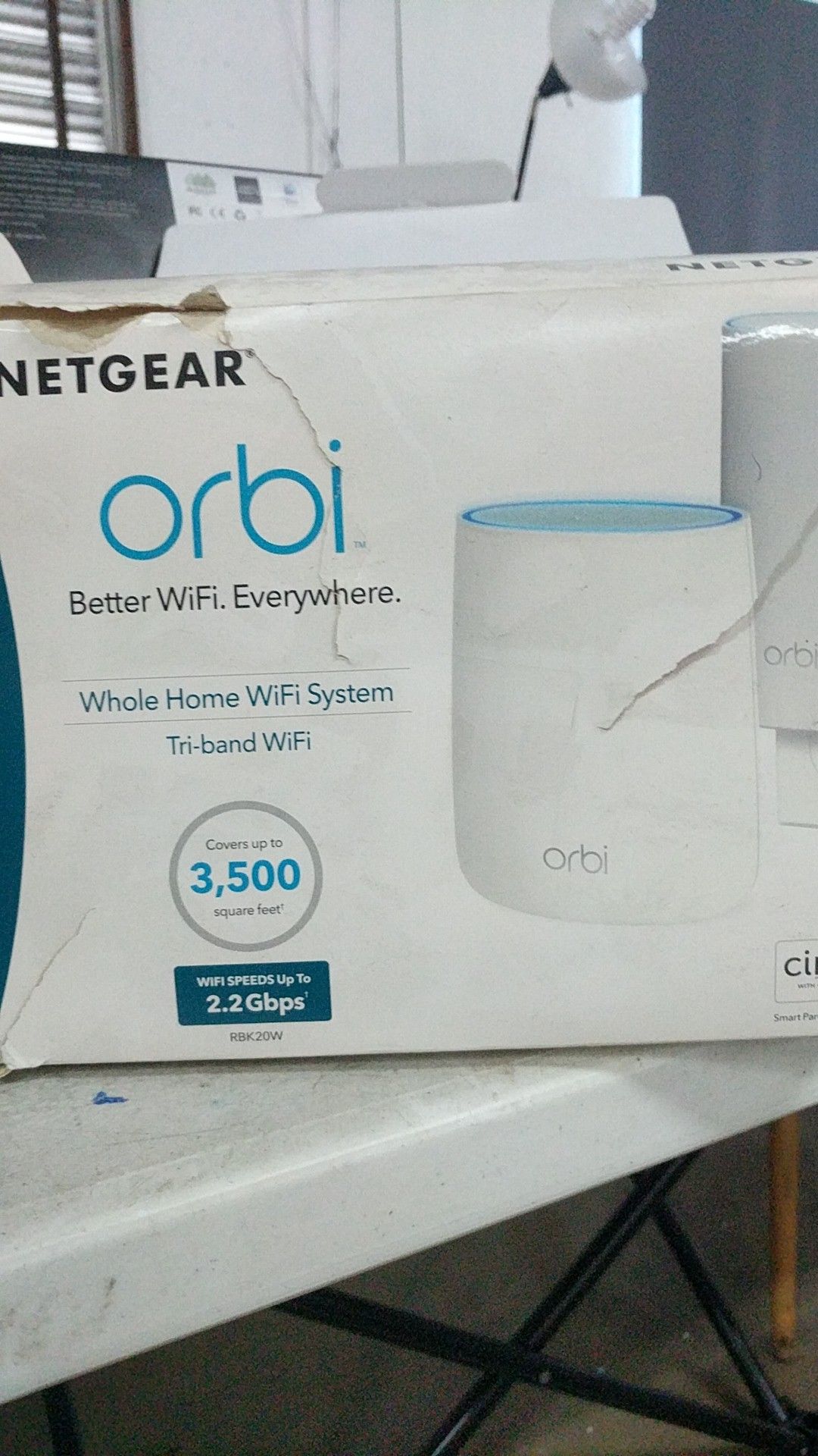 Netgear Orbi router whole home wifi system