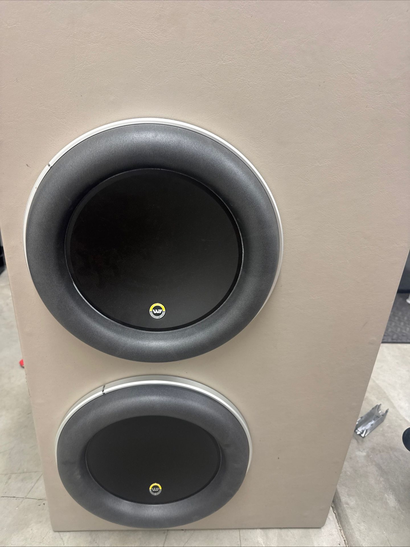 (2) JL Audio 12W7 In Custom Built Ported Box