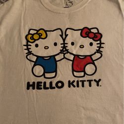 hello kitty and mimmy shirt 