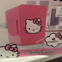Brand New Hello Kitty Mini Fridge 