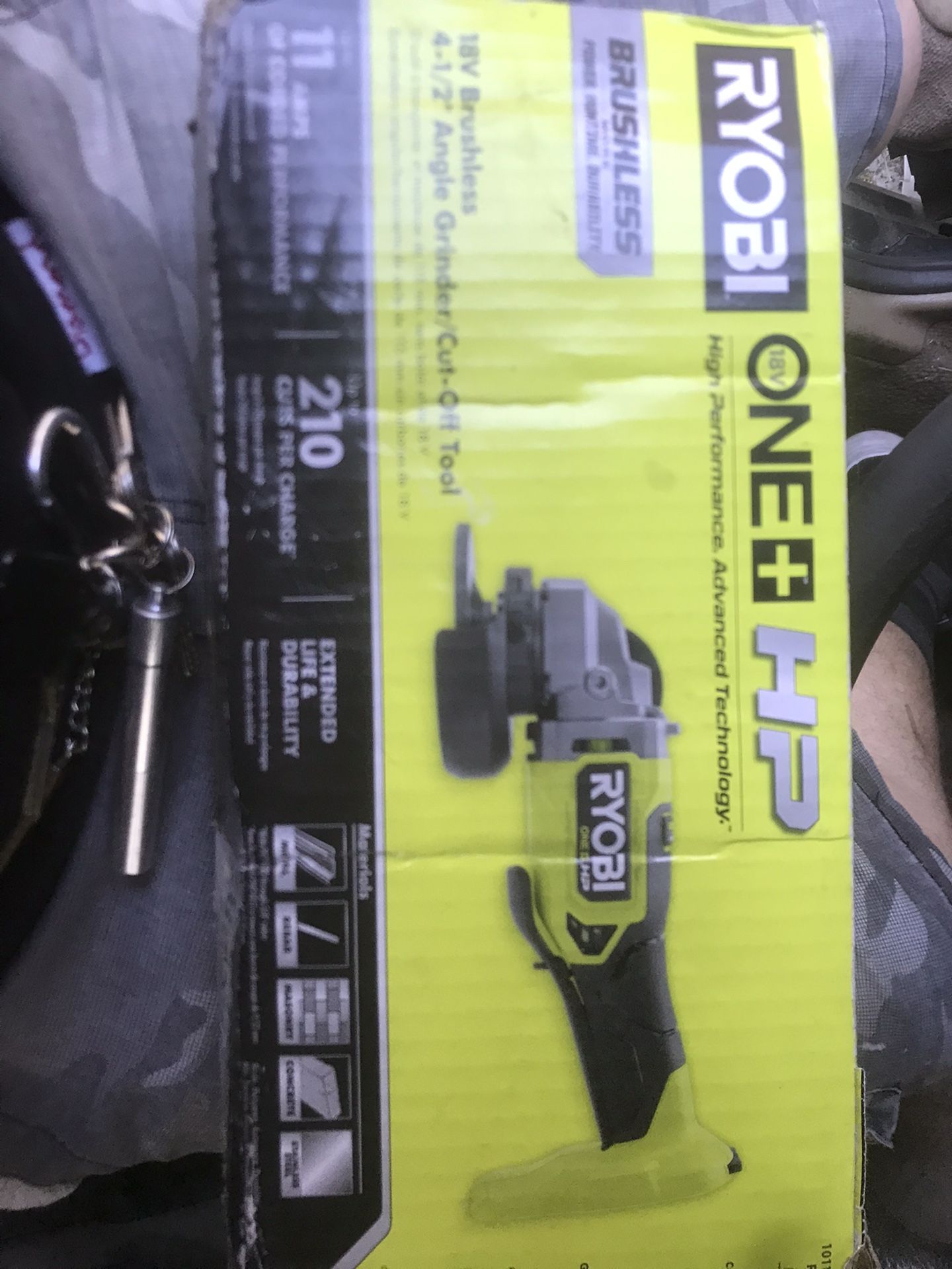 Ryobi 18v Angle Grinder/Cut-Off Tool