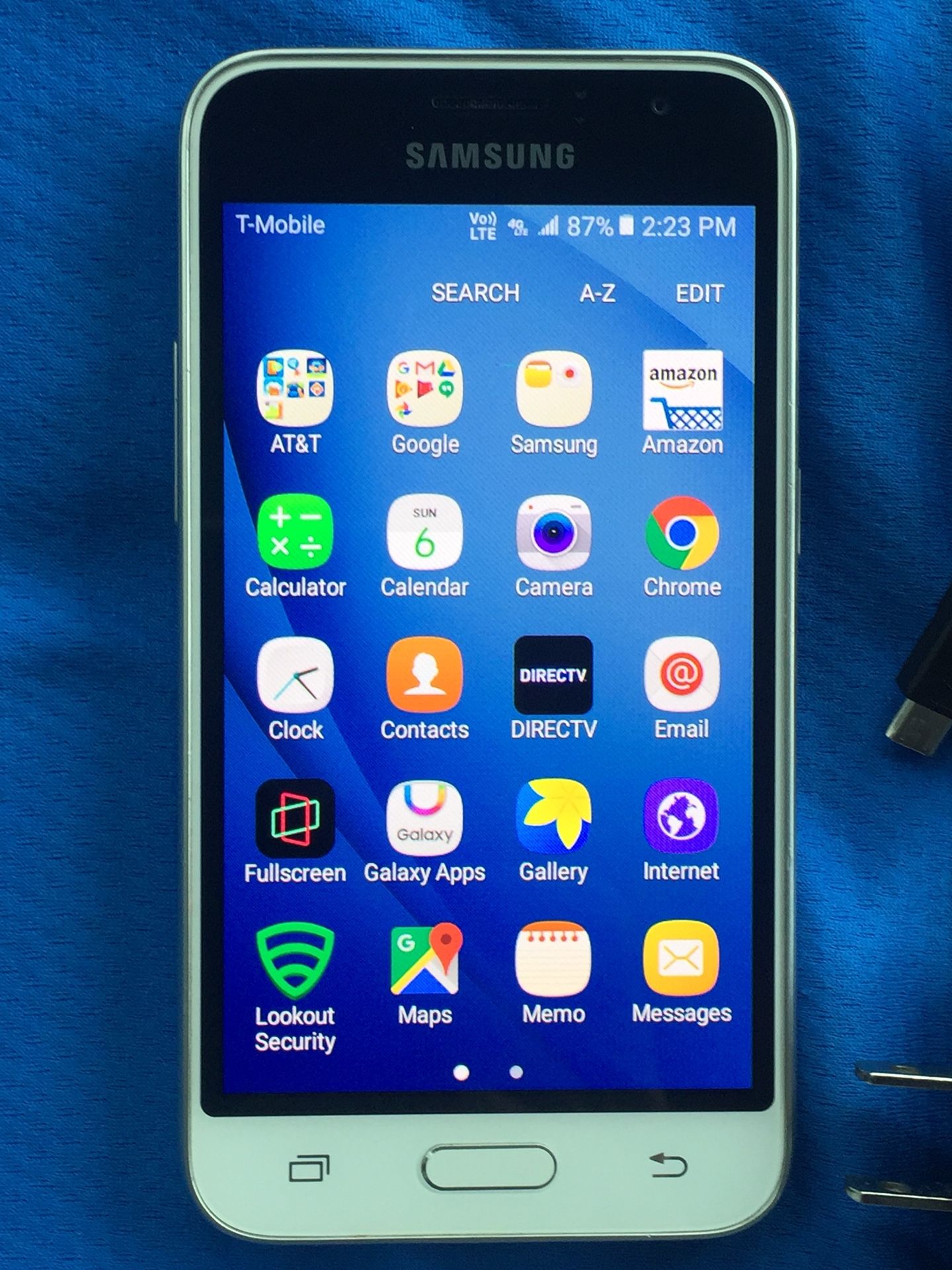 Samsung Galaxy Express 3 At&t UNLOCKED 4G LTE SM-J120A White