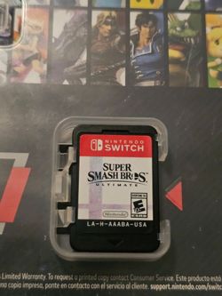Switch Game- Super Smash Brothers