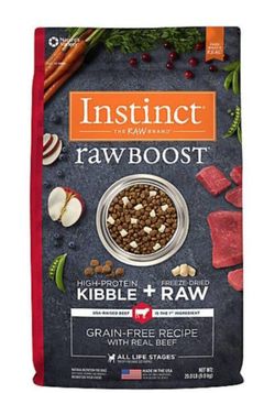 Instinct Raw Boost Kibble 20lb Bag