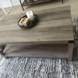 Farmhouse Grey Coffee Table
