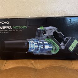 Comchoi Electric Leaf Blower Cordless with two batteries