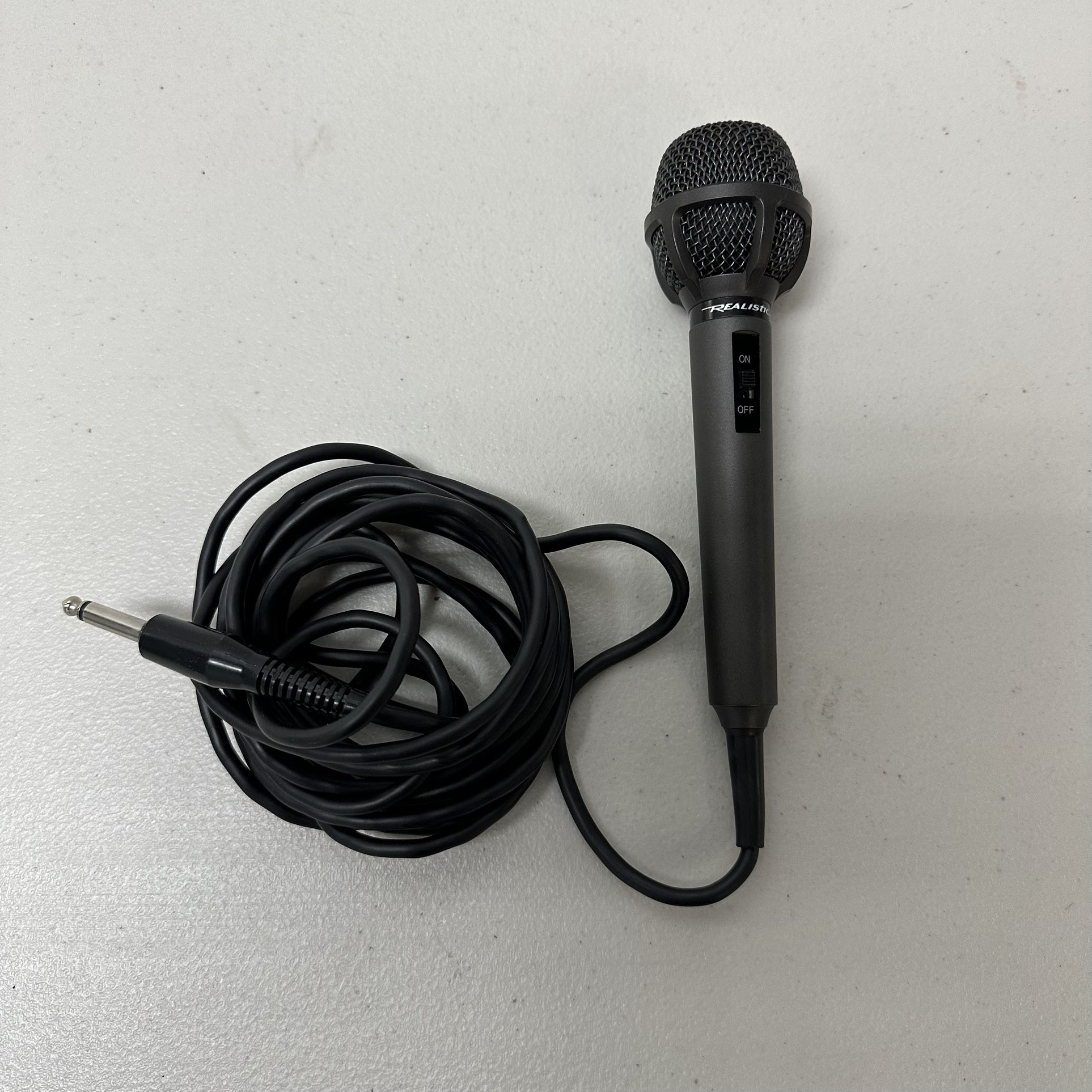 Realistic Cardioid Dynamic Corded Microphone