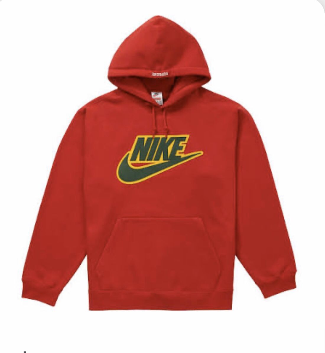Supreme x Nike Appliqué Hoodie - Red - Medium