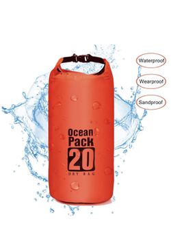 Waterproof Bag 20L Dry Bag Roll Top Sack Keeps Gear Dry for Kayaking, Rafting, Boating, Swimming, Camping, Hiking, Beach, Fishing