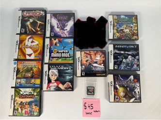 Nintendo DS game lot various titles individual prices