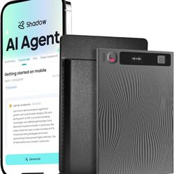 Mobvoi TicNote AI Voice Recorder w/Shadow AI Transcription & Summary, APP Control AI Recorder Transcriber Supports 120+ Languages for Lectures, Meetin
