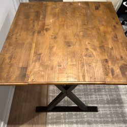 Brown Square Table